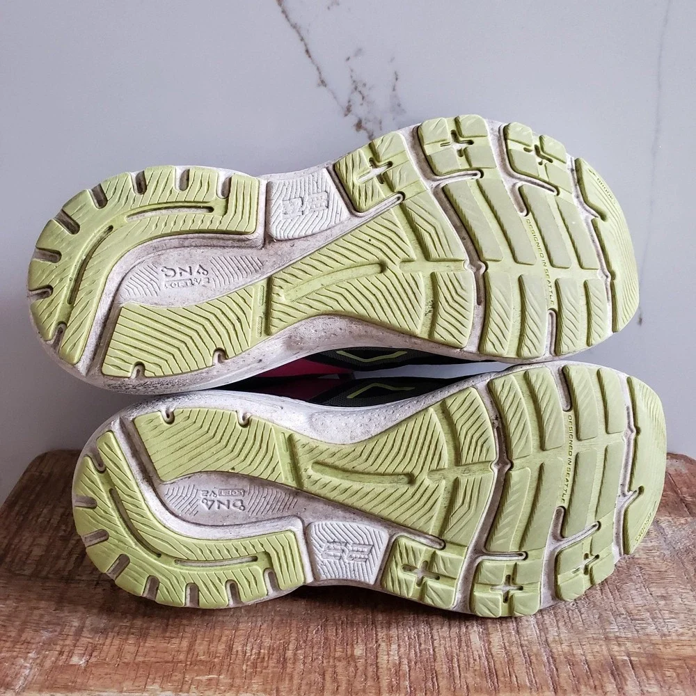 Brooks Running Shoes Womens 9.5 Pink Black Glycerin GTS 21 Adrenaline GTS 23 Lot